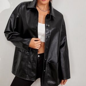 Faux Leather Jacket